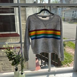 Abercrombie rainbow sweatshirt